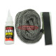 Stove Rope Seal Kit - 14mm - Soft Black (for sealing doors / glasses)